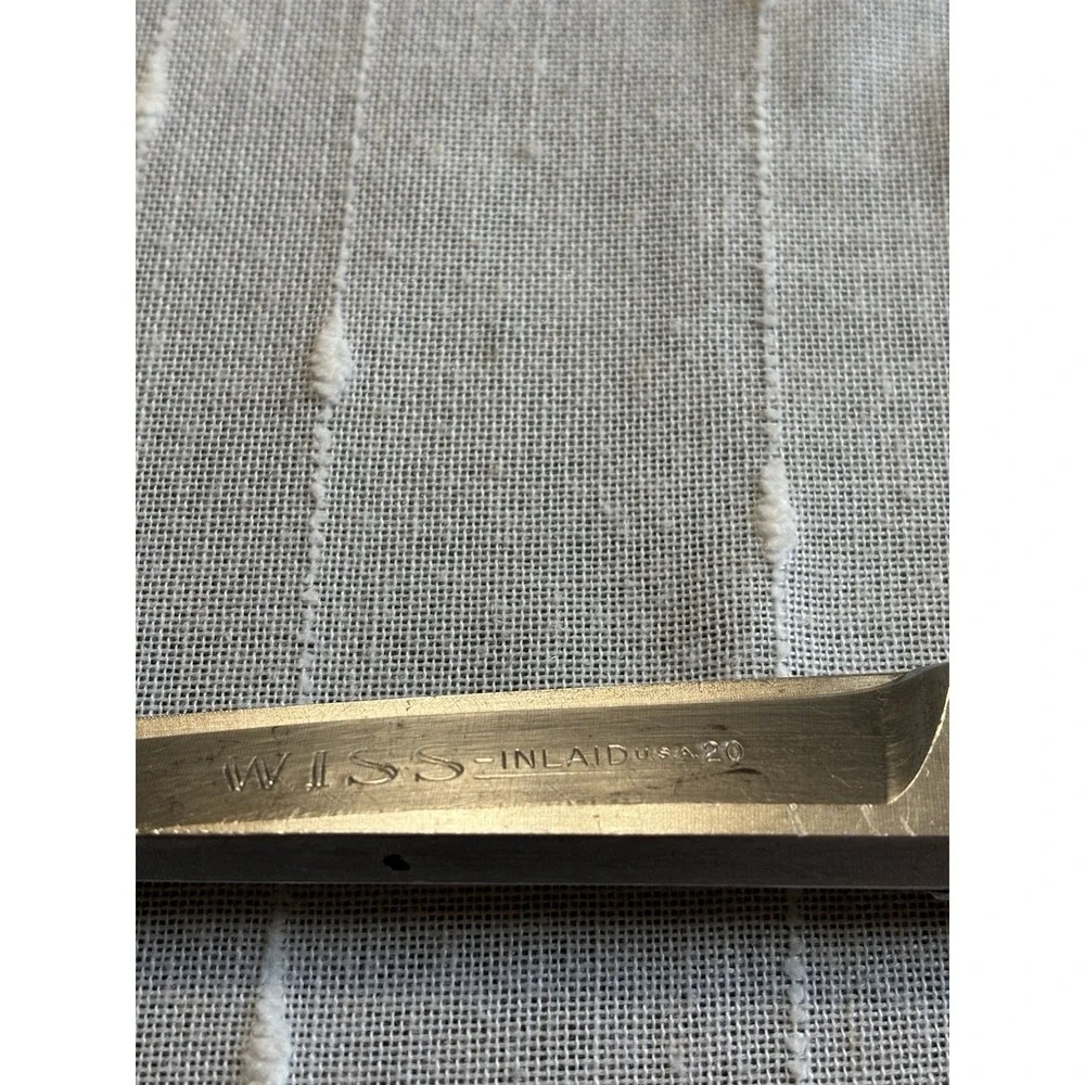 Vintage Heavy Duty Wiss No. 20 Inlaid Scissors 10